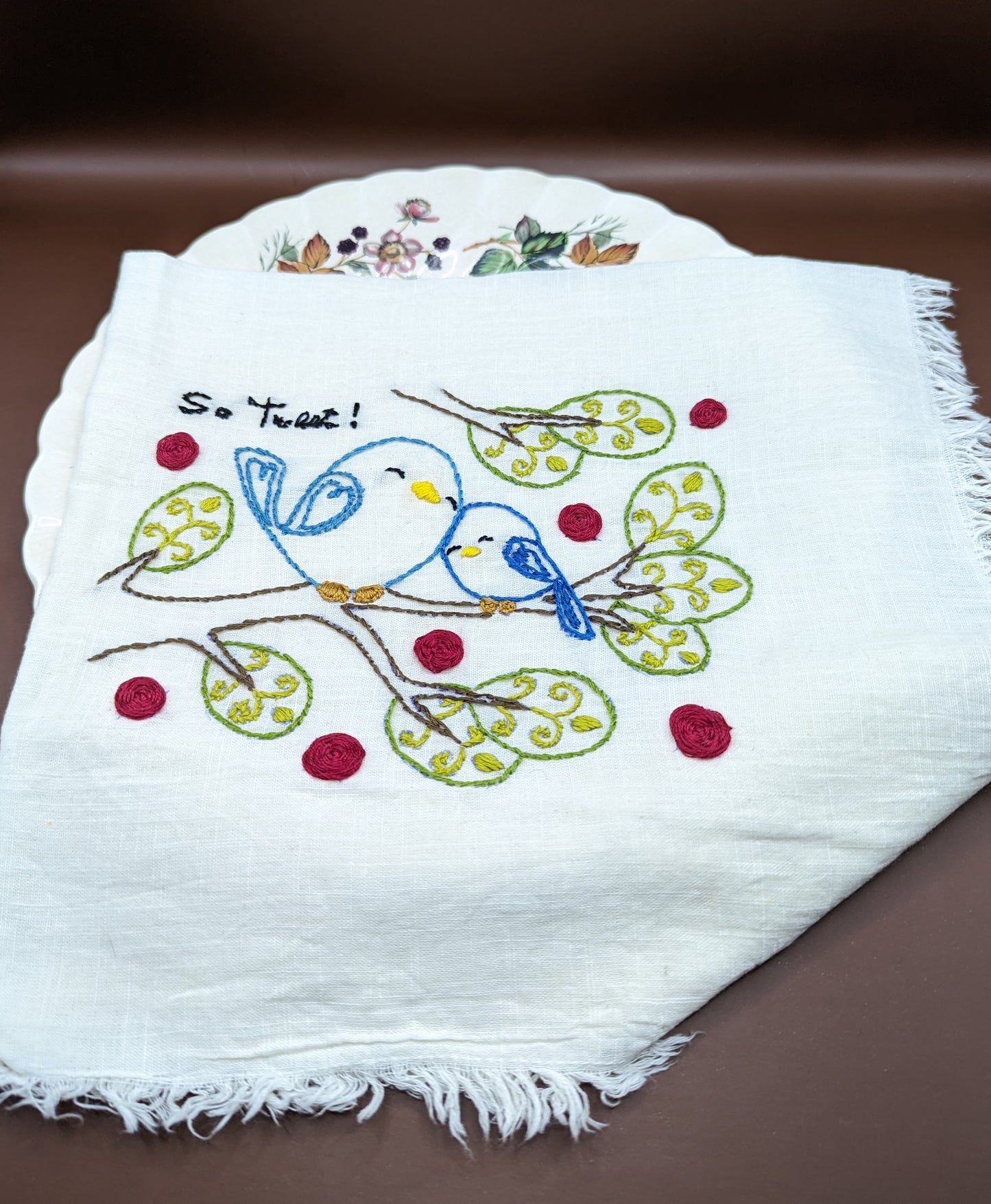 Dinner Napkins - Bird Love