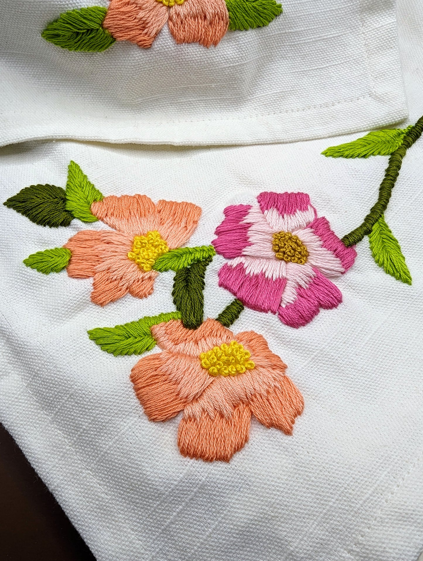 Dinner Napkins - Pansies