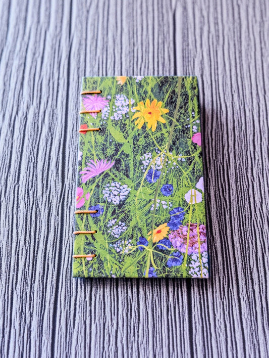 Garden of Flowers on Branches Pattern - Mini Sketchbook - French Stitch