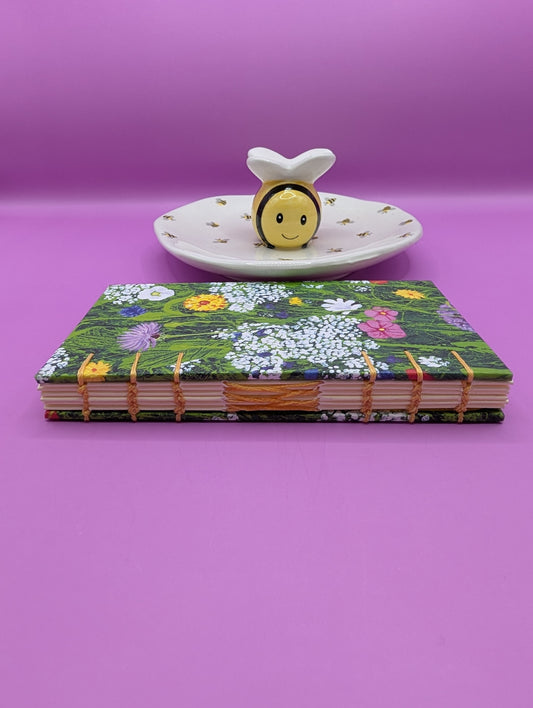 Garden of Flowers Pattern - Mini Sketchbook - French Stitch