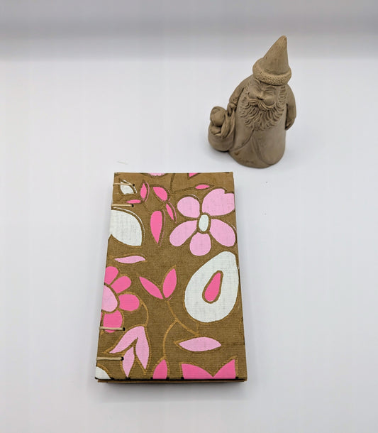 Indian Flowers Pattern - Mini Sketchbook - French Stitch