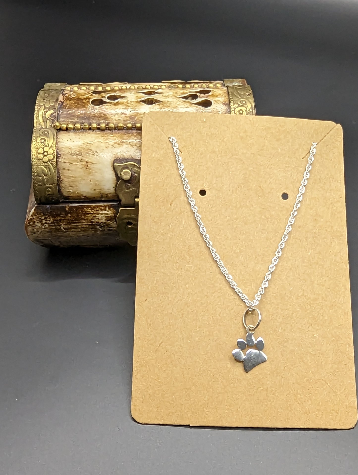 Doggie Paw Necklace - Peruvian Silver