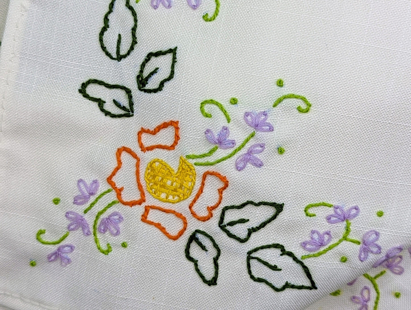 Dinner Napkins - Flowers Garden Pattern