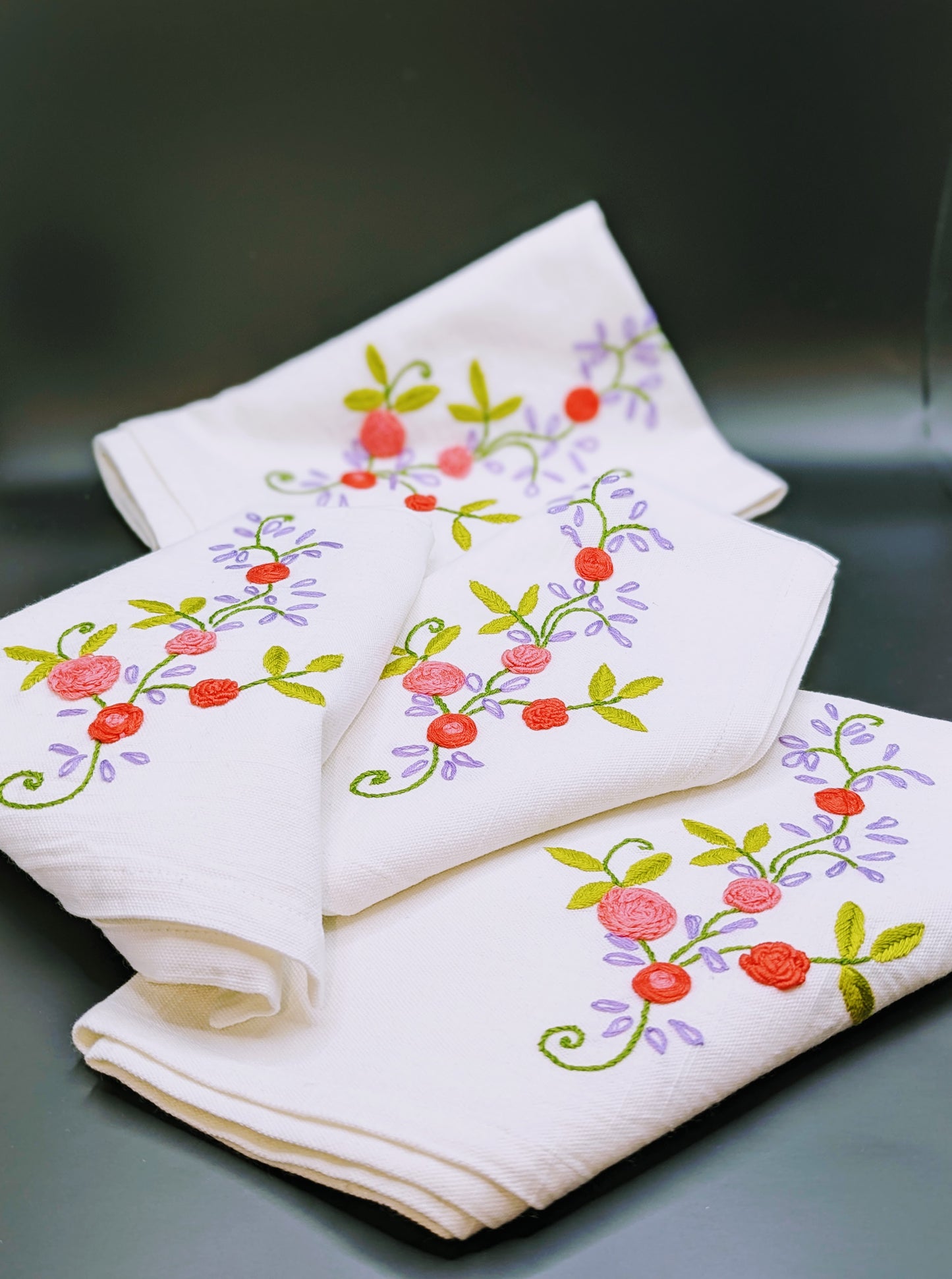 Dinner Napkins - Garden Design