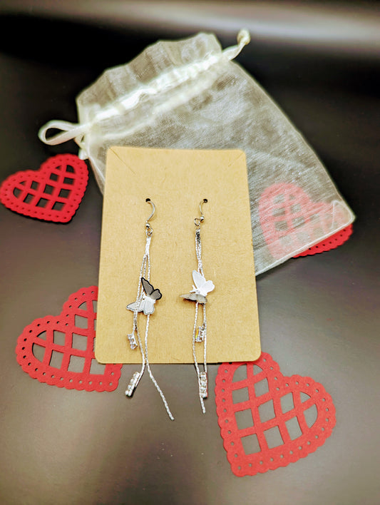Butterfly and Sparkles Earrings