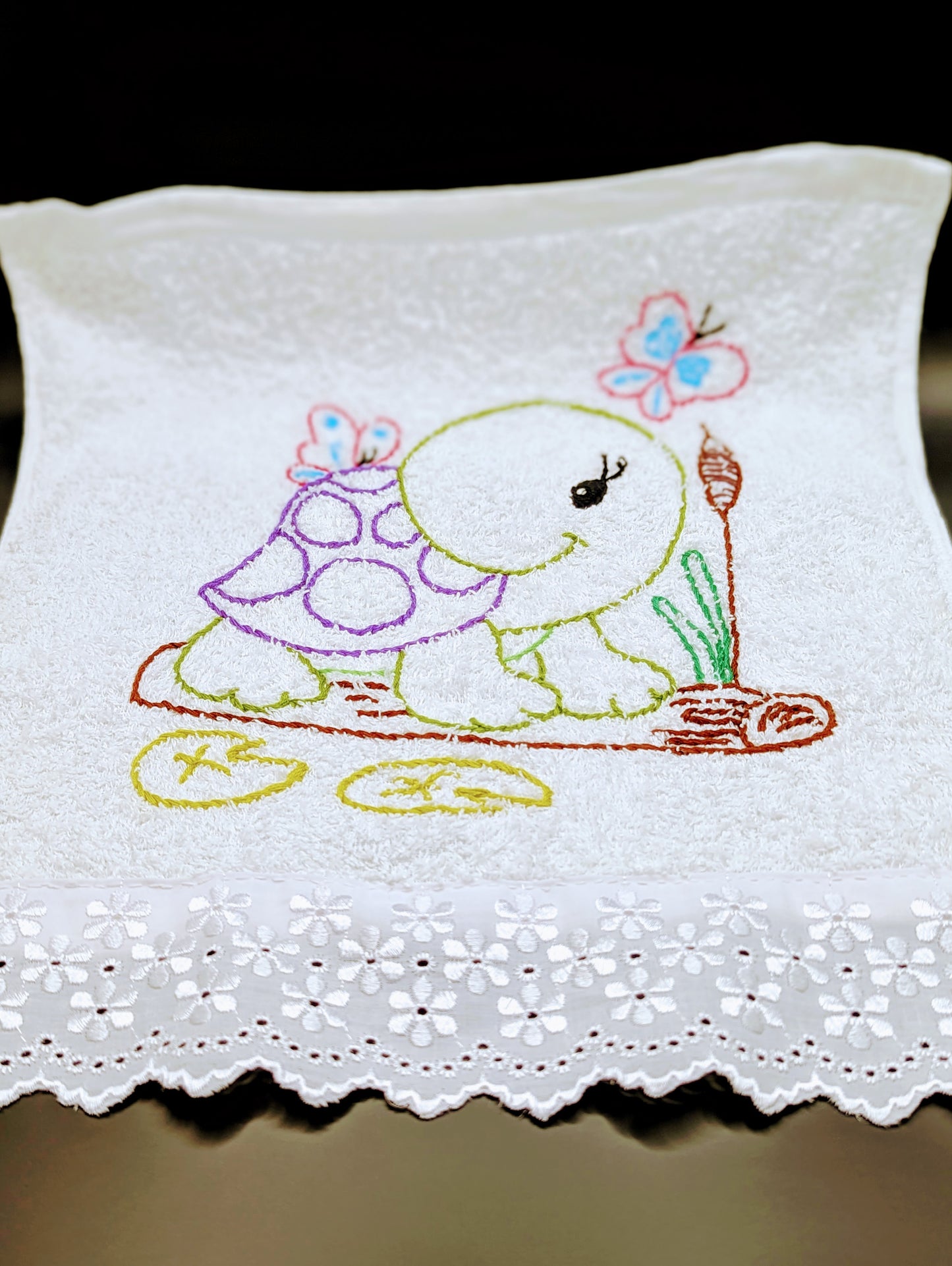 Hand Towel - Cute Turtle