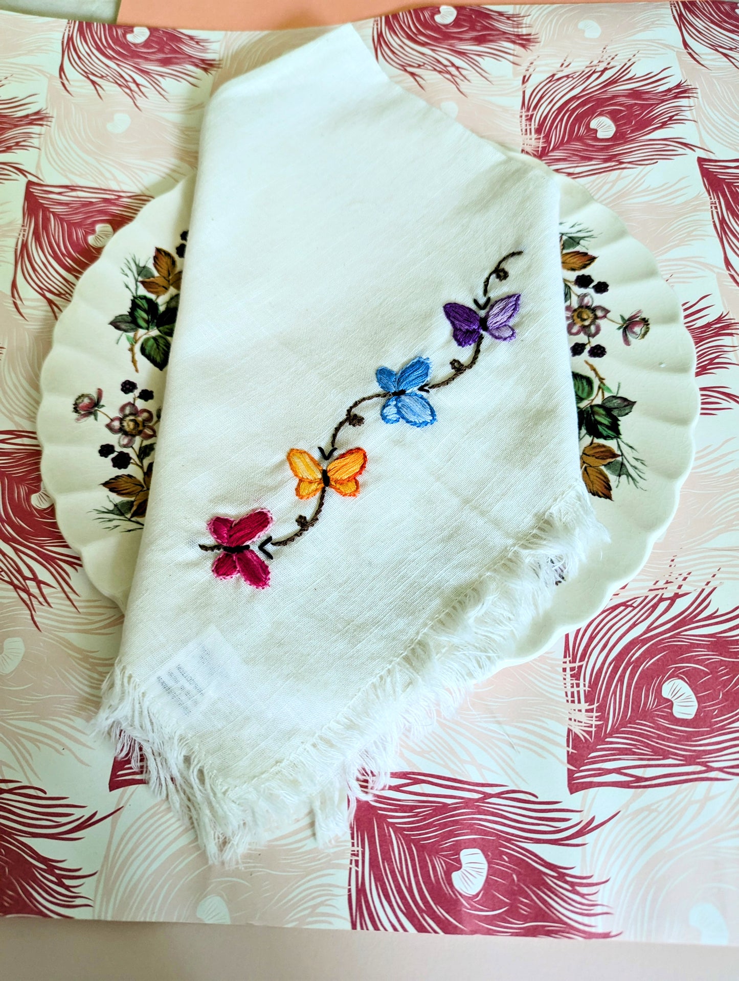 Dinner Napkins - Butterflies