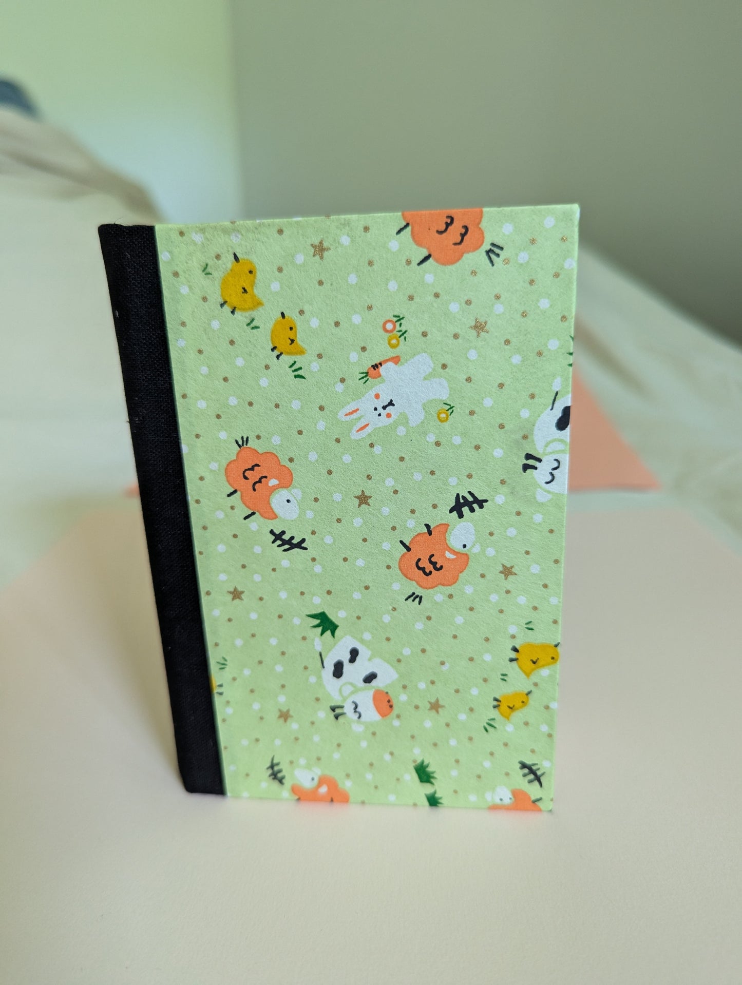 Cute Animal pattern - Handmade Hard Cover Journal