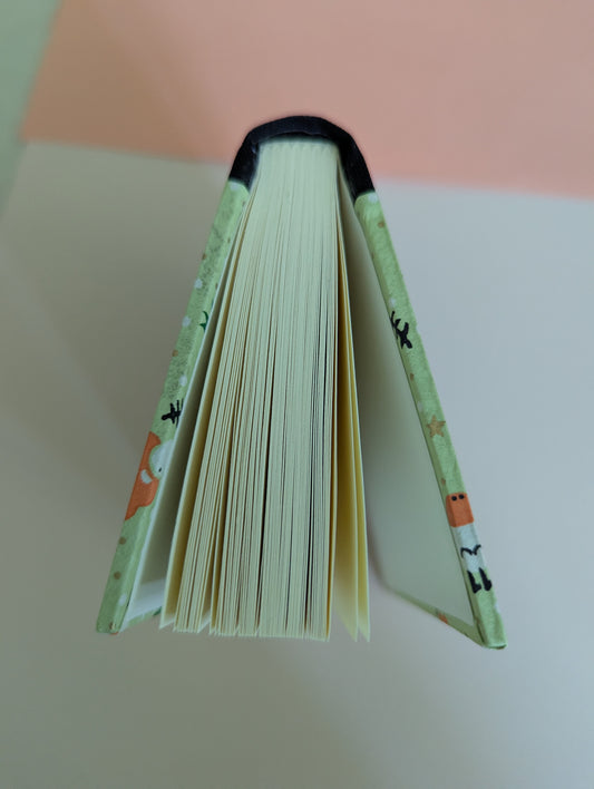 Cute Animal pattern - Handmade Hard Cover Journal