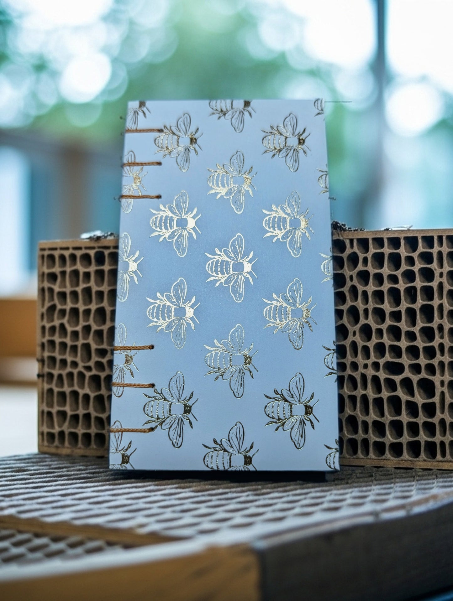 Honey Bees Print - Mini Sketchbook - French Stitch