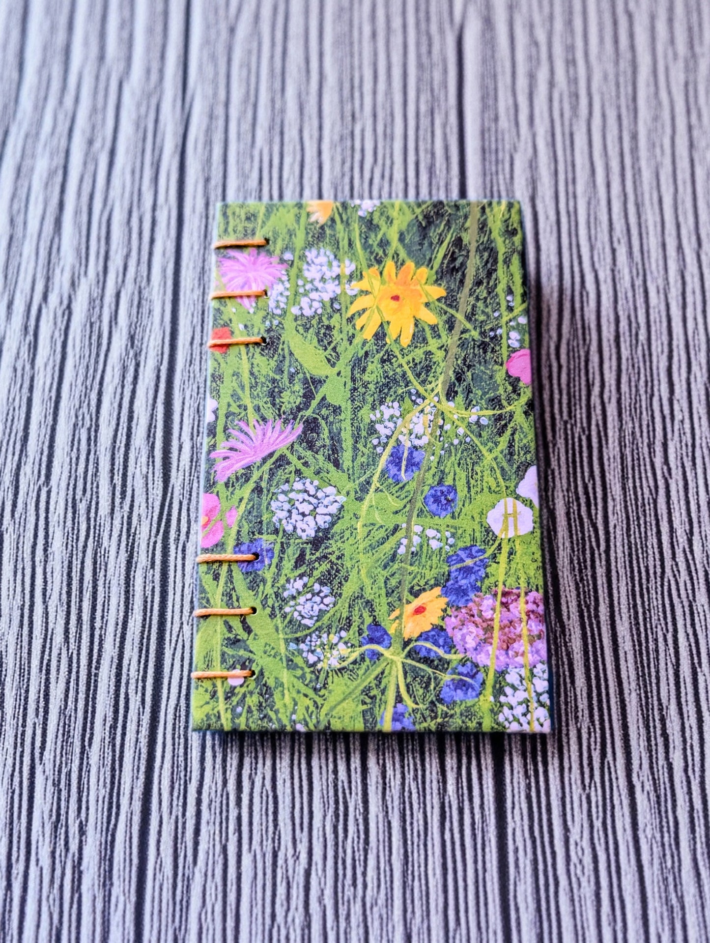 Garden of Flowers on Branches Pattern - Mini Sketchbook - French Stitch