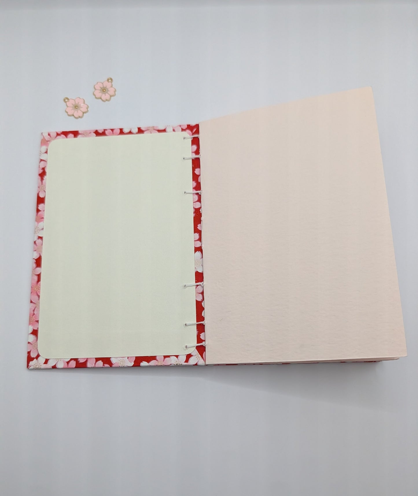 Garden of Cherry Blossoms - Coptic Binding Sketch Book