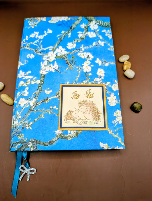 Almond Blossoms - Handmade Hardcover Journal