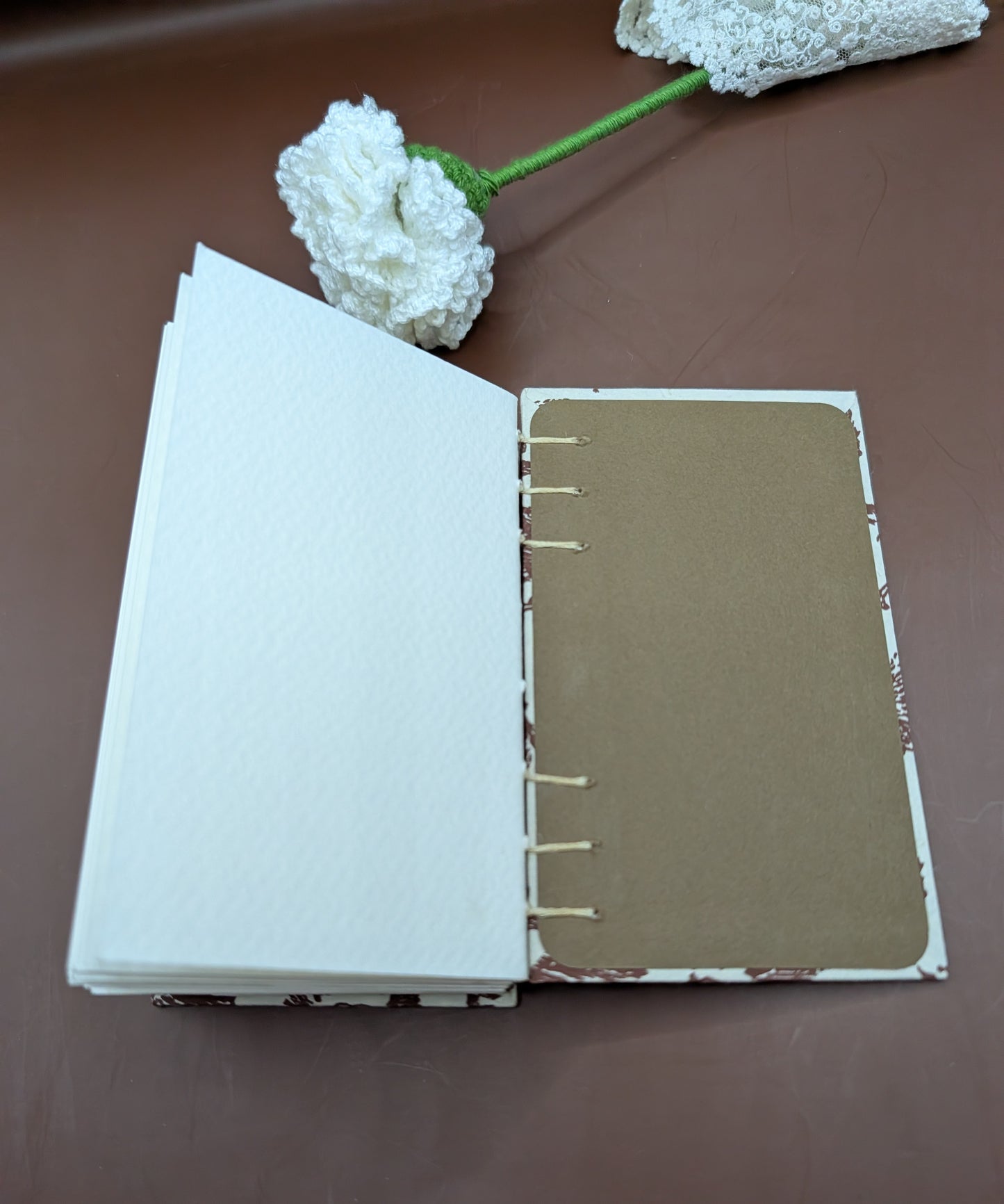 Hedgehog Print - Mini Sketchbook - French Stitch