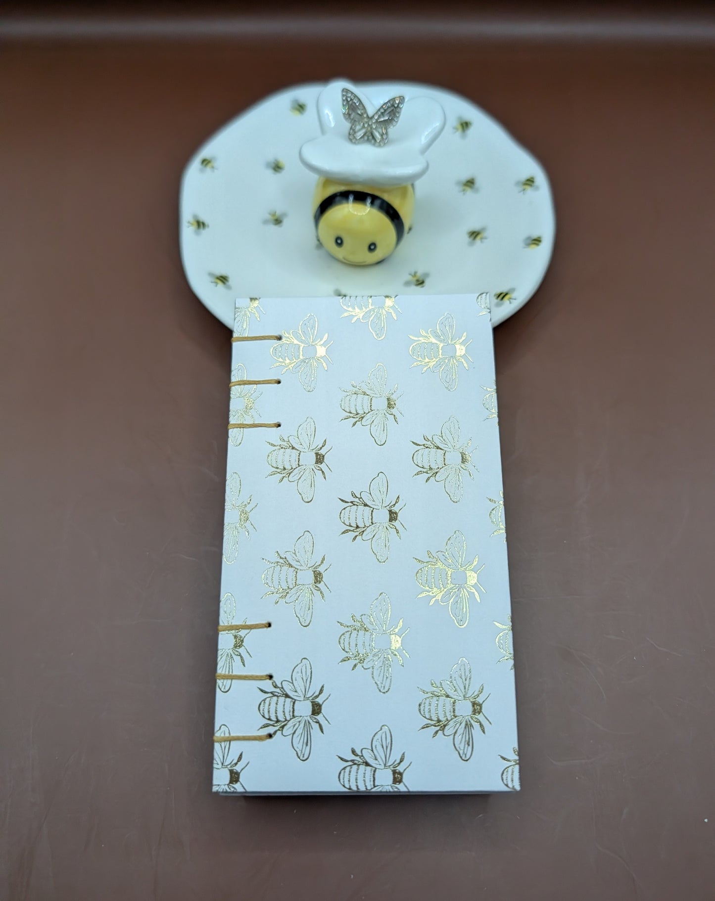 Honey Bees Print - Mini Sketchbook - French Stitch