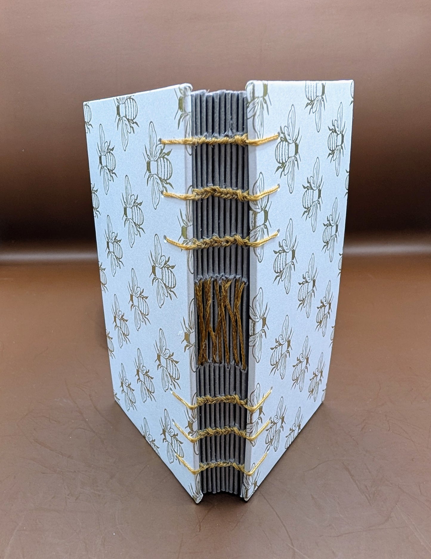Honey Bees Print - Mini Sketchbook - French Stitch