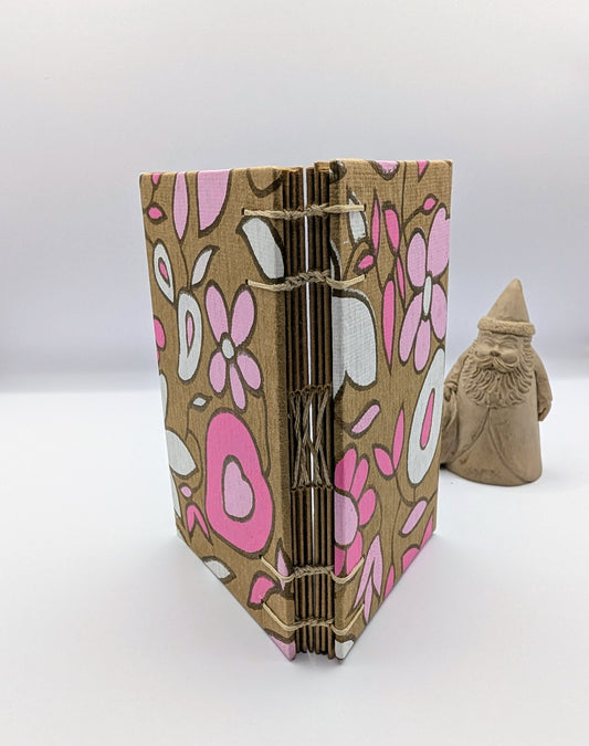 Indian Flowers Pattern - Mini Sketchbook - French Stitch