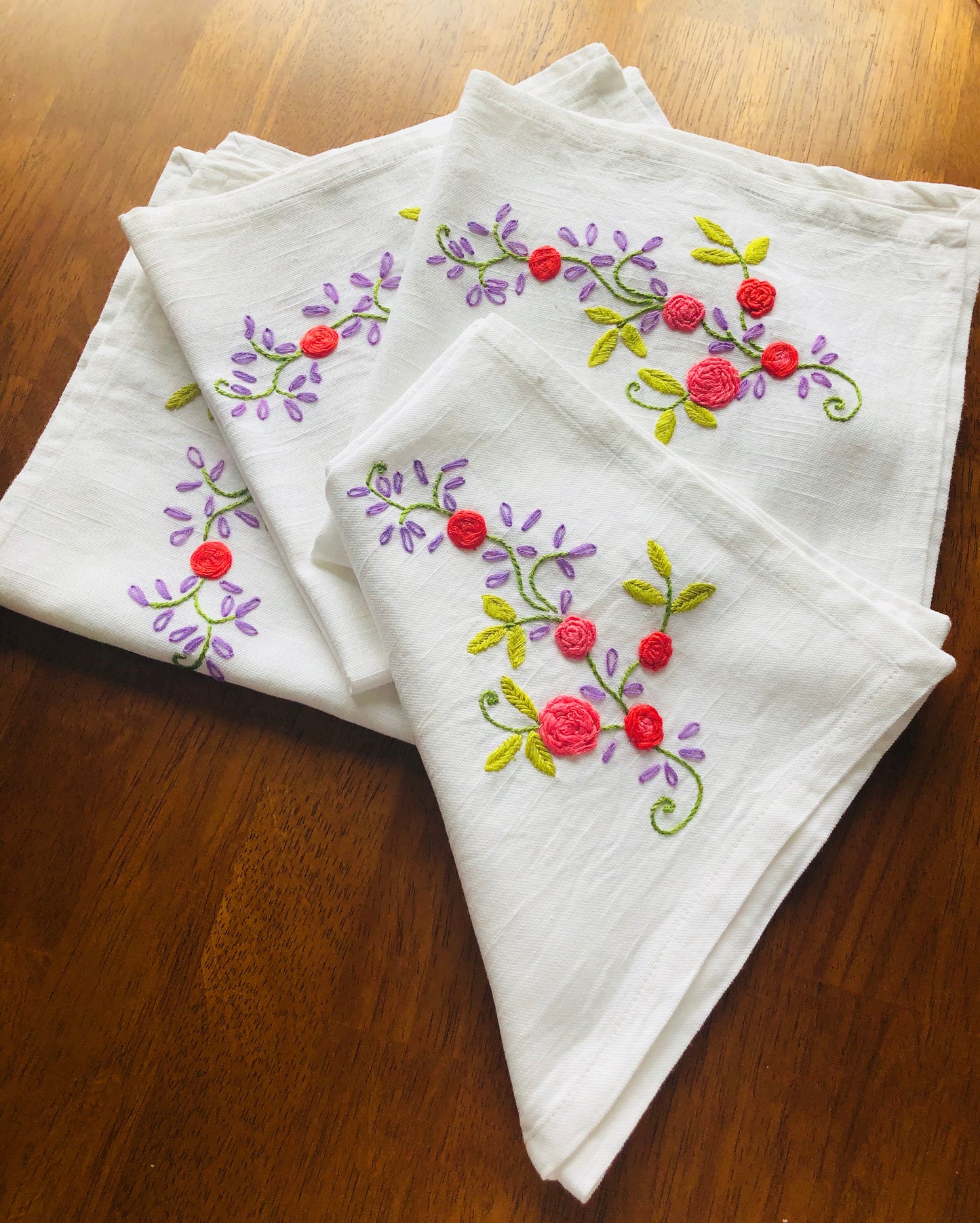 Dinner Napkins - Garden Design