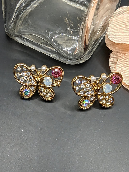 Sparkly Butterflies Earrings